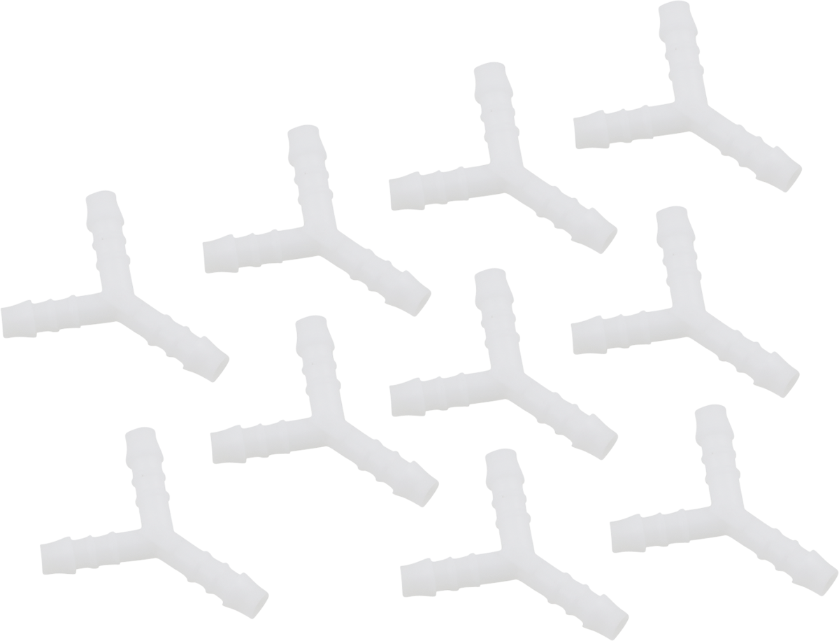 Fuel Line Fittings - Y-Connector- 5/16" - 10-Pack