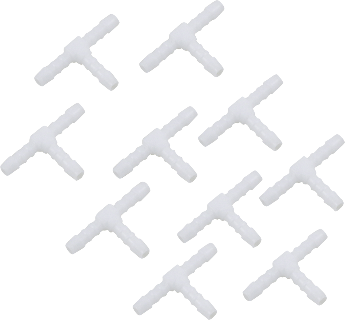 Fuel Line Fittings - T-Connector- 3/16" - 10-Pack