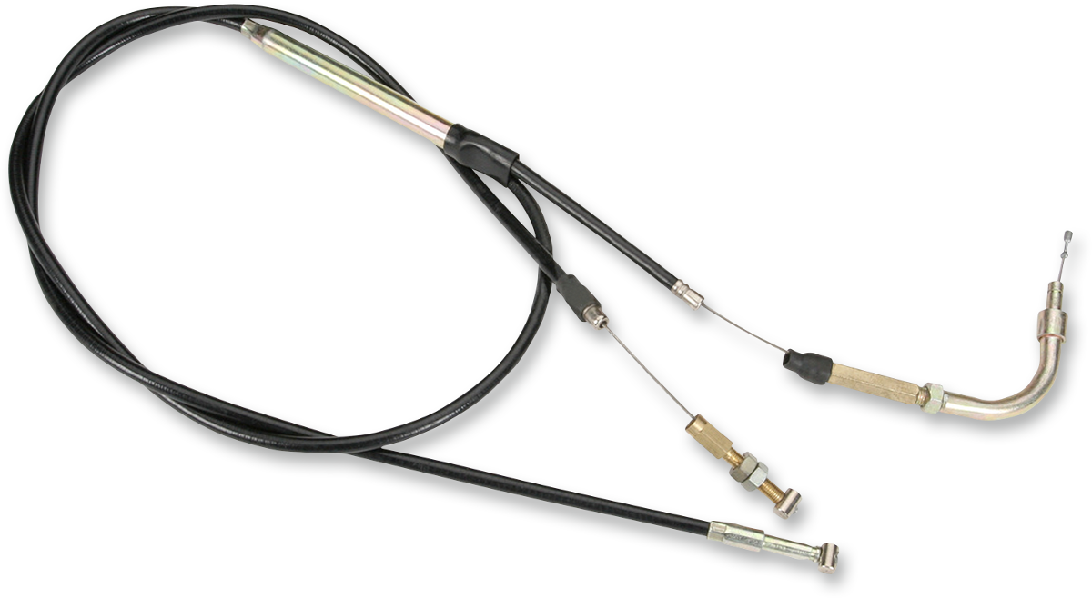 Black Vinyl Throttle Cable - Bombardier