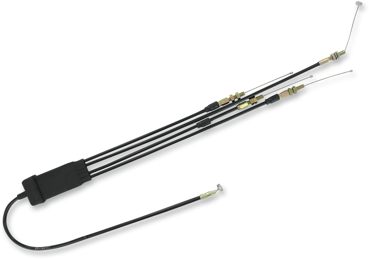 Black Vinyl Throttle Cable - Polaris