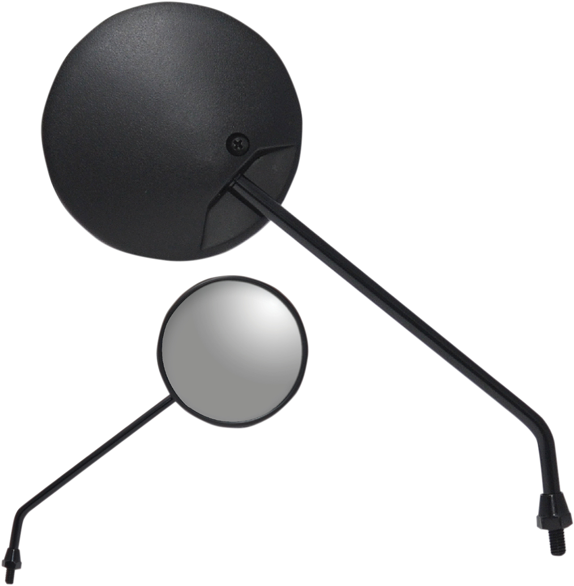 Mirror - Scooter - Side View - Round - Black - Left/Right - Each