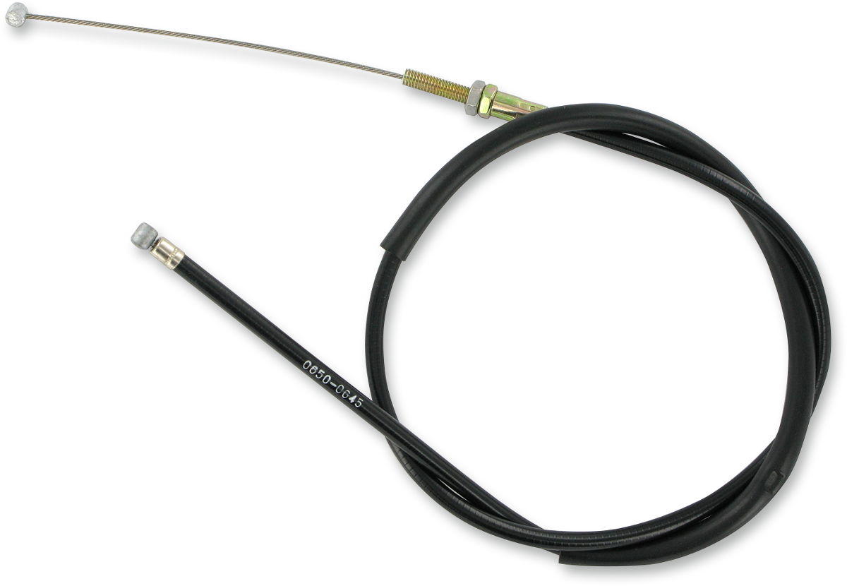 Black Vinyl Throttle Cable - Kawasaki