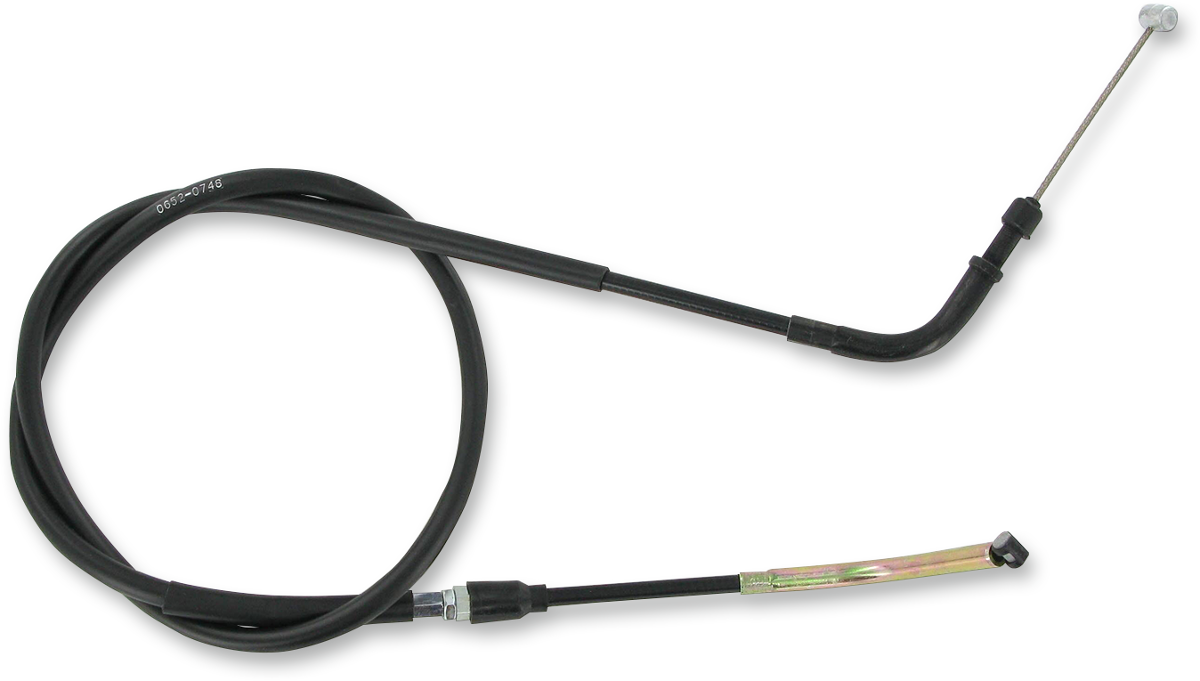 Black Vinyl Clutch Cable - Kawasaki