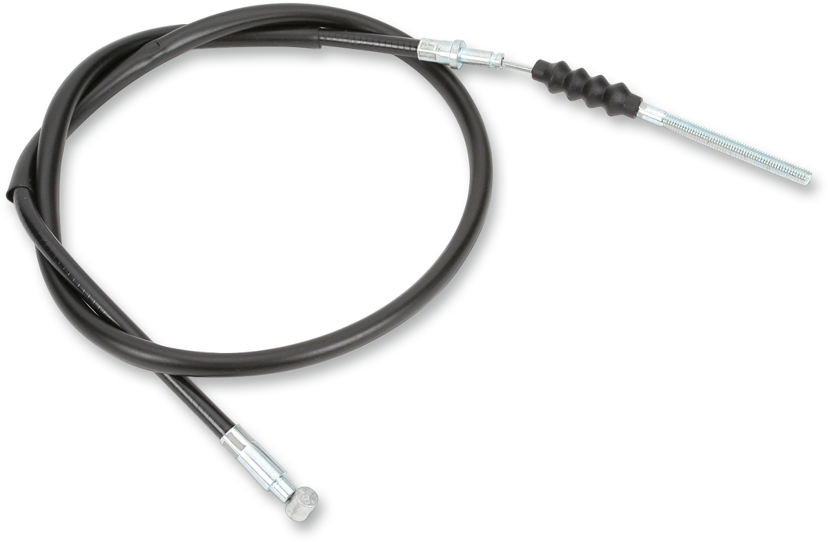 Black Vinyl Brake Cable - Front - Honda