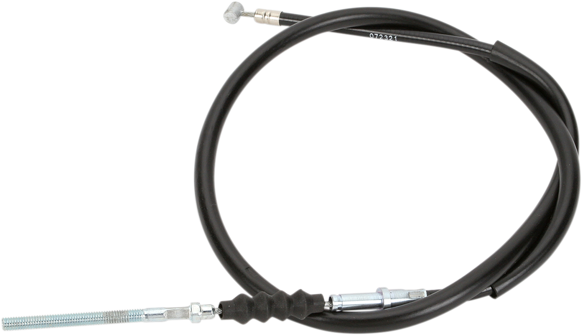 Black Vinyl Brake Cable - Front - Honda