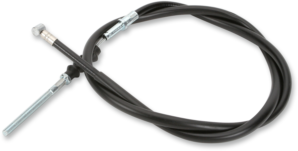 Black Vinyl Brake Cable - Front - Honda