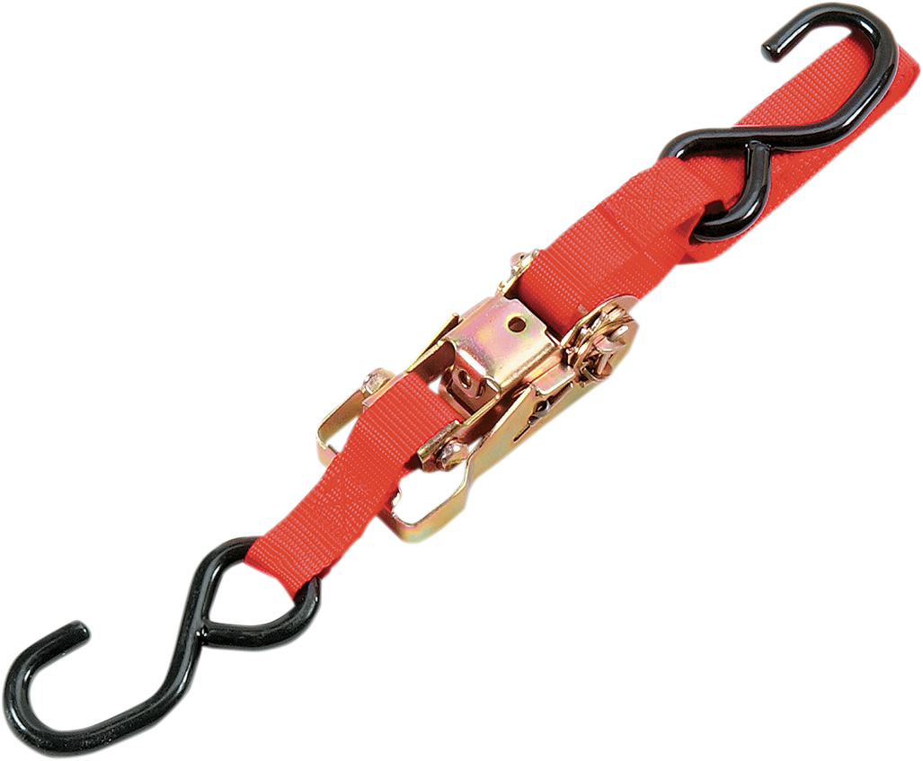 Tie-Down Strap - Ratchet - 1" x 6' - Red