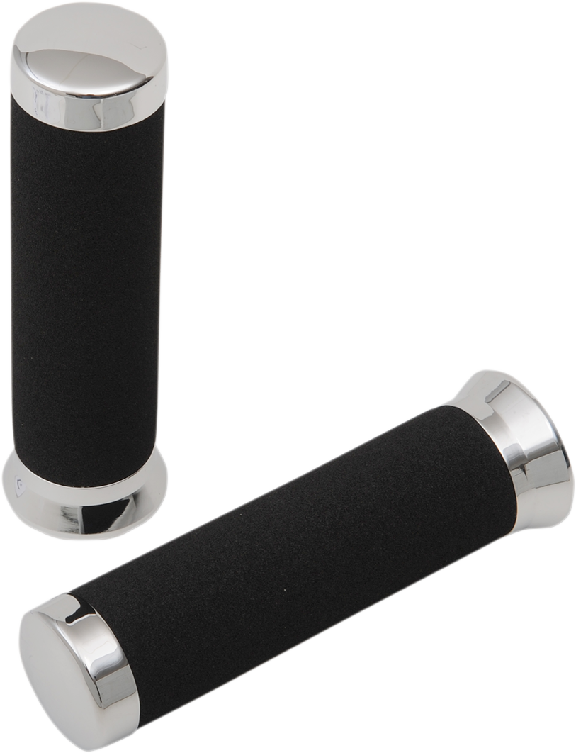 Cruiser Grips - Foam - 7/8" - 150 mm - Chrome