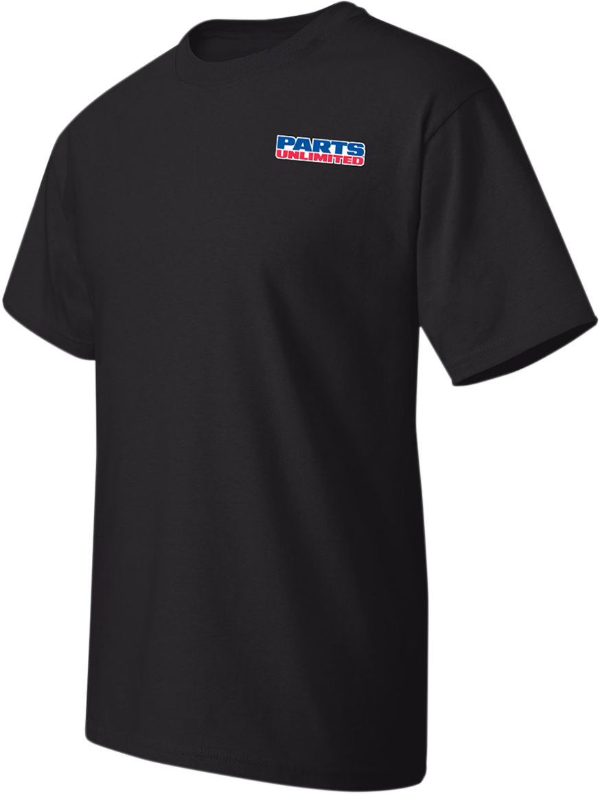 Parts Unlimited T-Shirt - Black - Large
