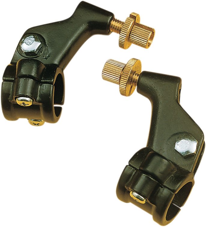Two-Piece Black Lever Holder - Right