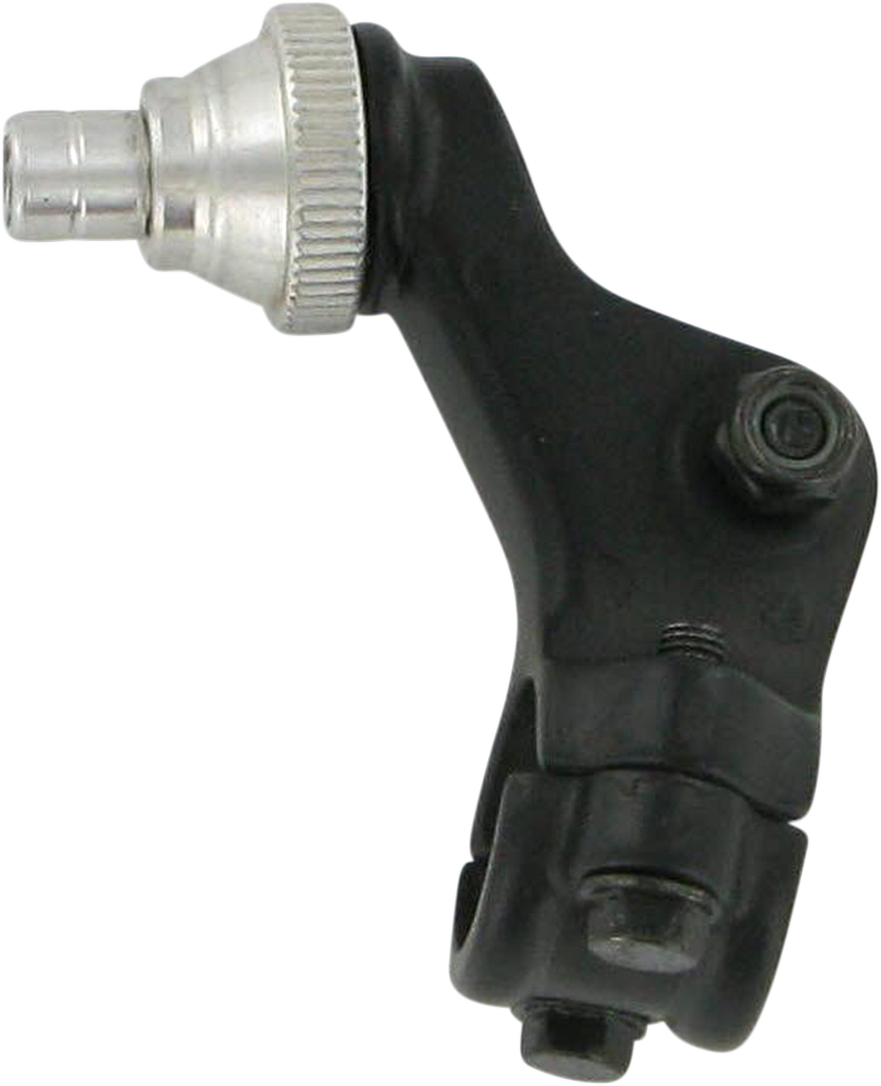 Two-Piece Black Lever Holder - Left
