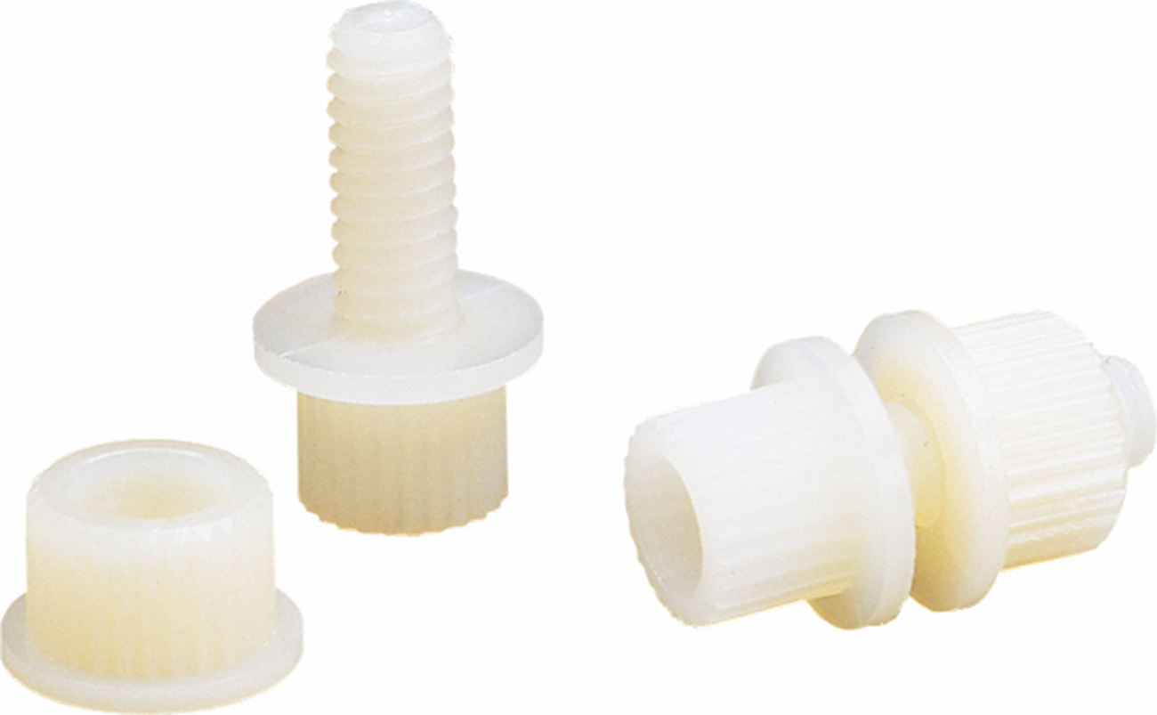 License Plate Bolt - 100 Pack - White