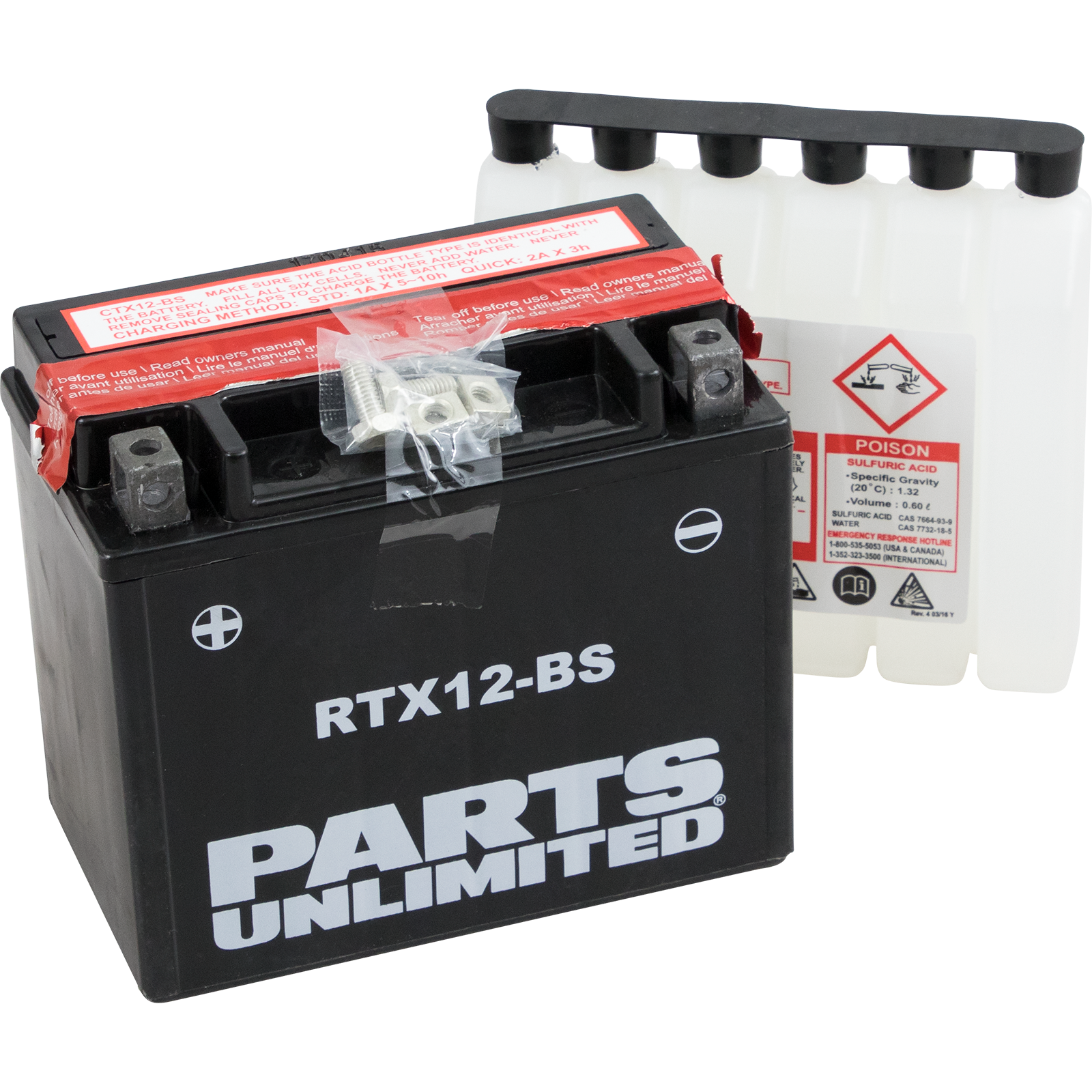 AGM Battery - RTX12-BS .60 L