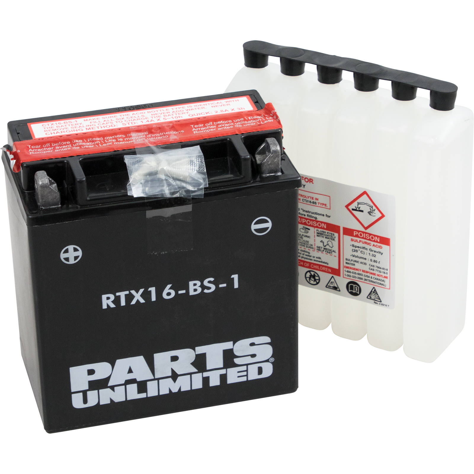 AGM Battery - YTX16-BS-1 .8 L