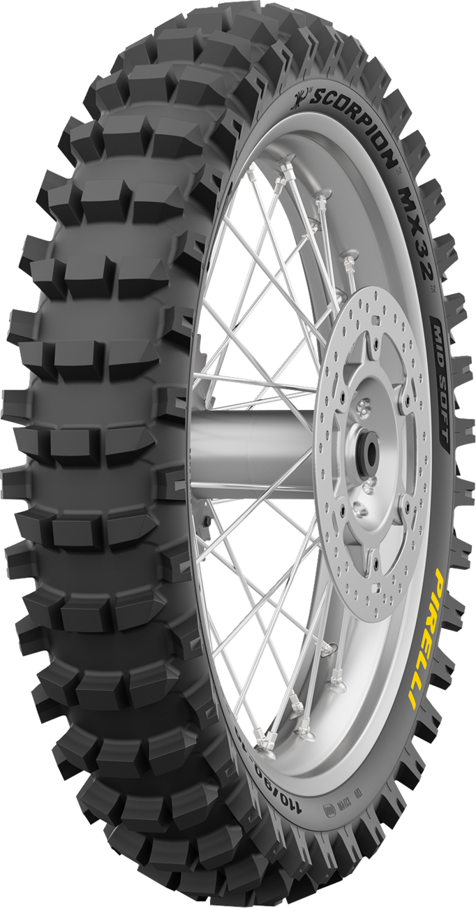 Tire - Scorpion™ MX32 Mid Soft - Rear - 110/90-19 - 62M