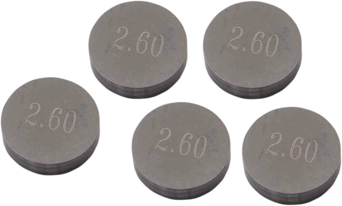 Valve Shim - 10.00 mm x 2.60 mm - 5 pack