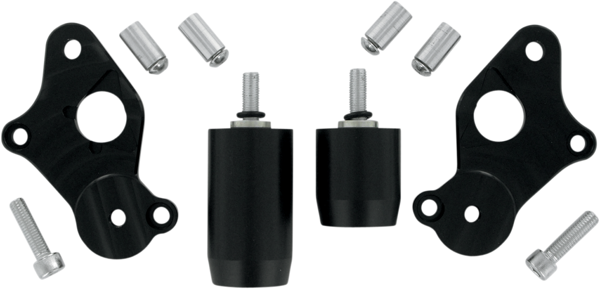 Frame Sliders - Black - Suzuki - GS '06-'07