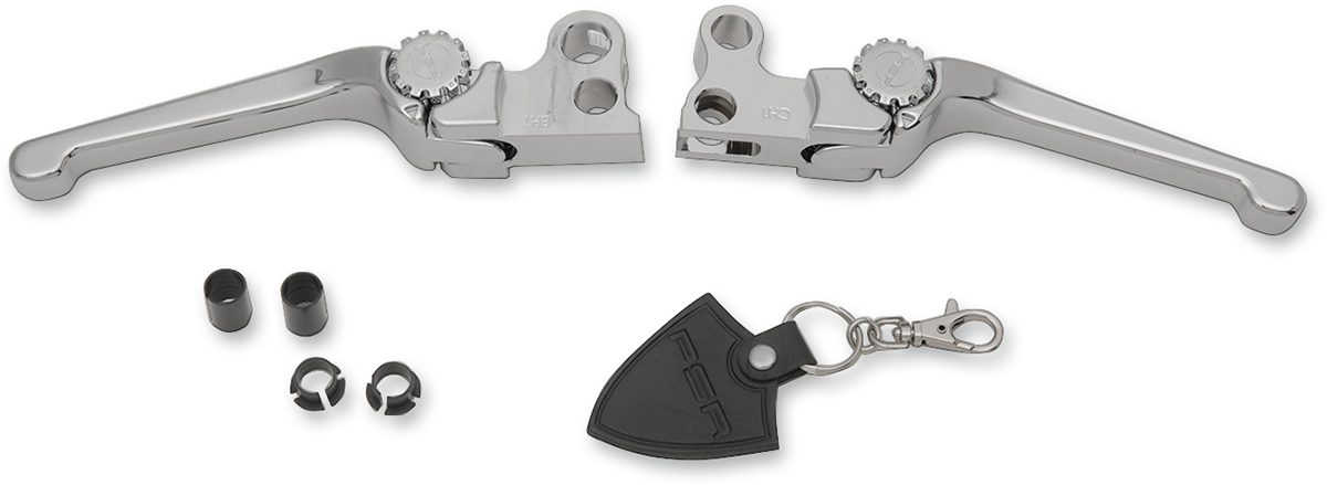 Anthem Adjustable Lever Set for Harley Models - Chrome