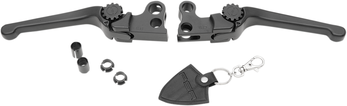 Anthem Adjustable Lever Set for Harley Models - Black