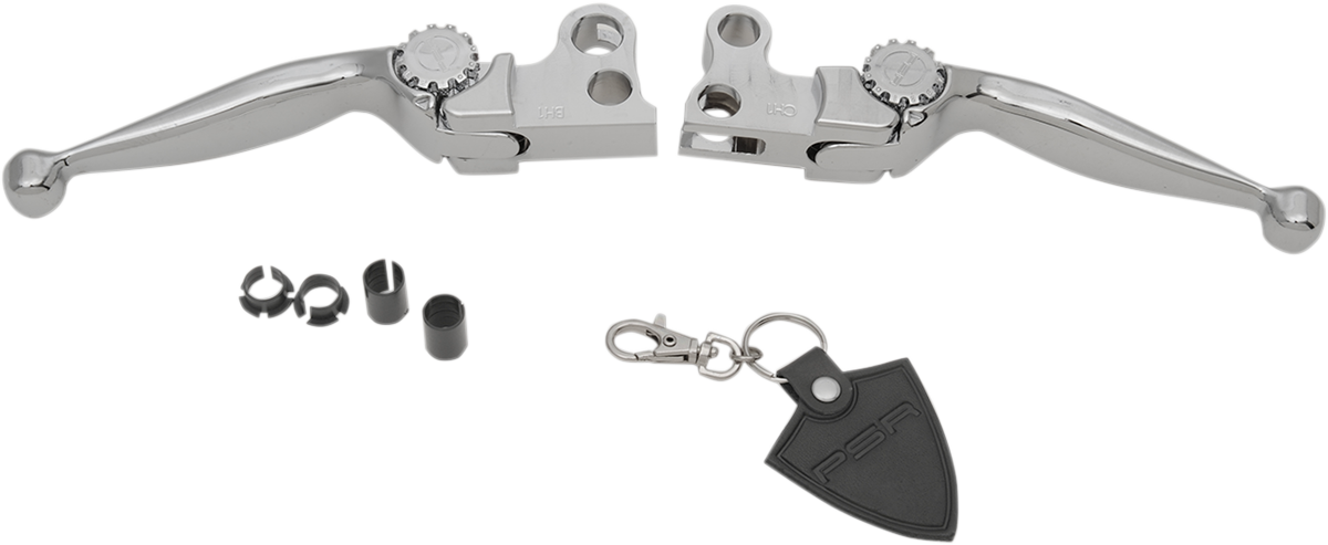 Journey Adjustable Lever Set for Harley Models - Chrome