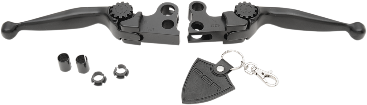Journey Adjustable Lever Set for Harley Models - Black