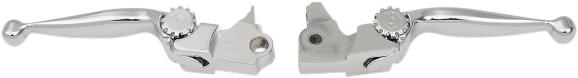 Journey Adjustable Lever Set for Harley Models - Chrome