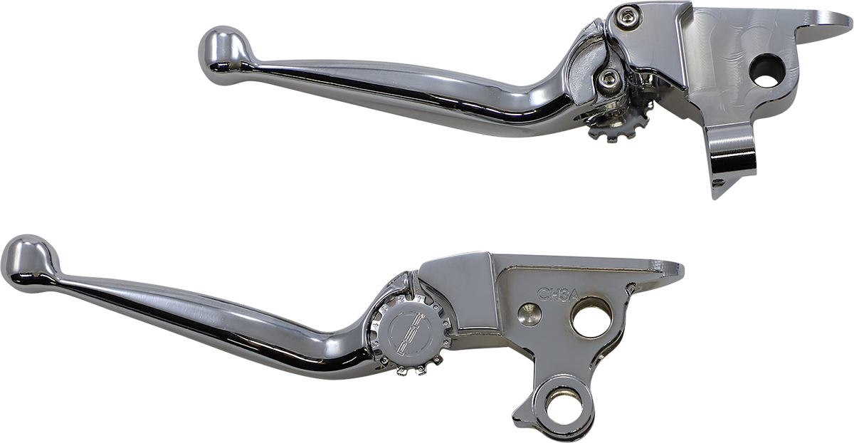 Journey Adjustable Lever Set for Harley Models - Chrome