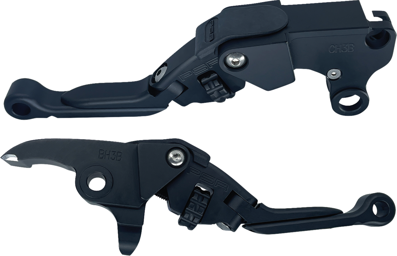 Anthem Adjustable Lever Set for Harley Models - Pro - Black