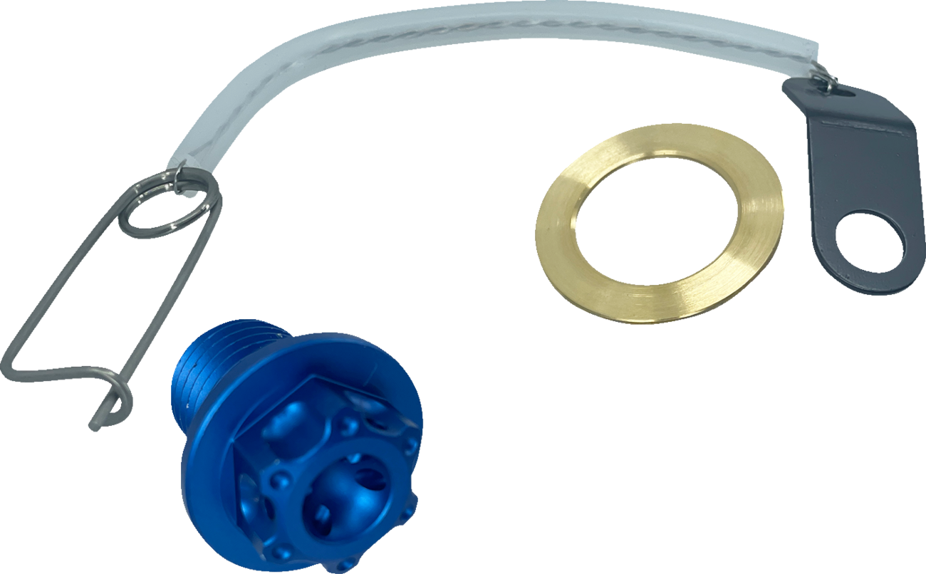 Magnetic Drain Plug - M14 x 1.50 - Blue - Yamaha