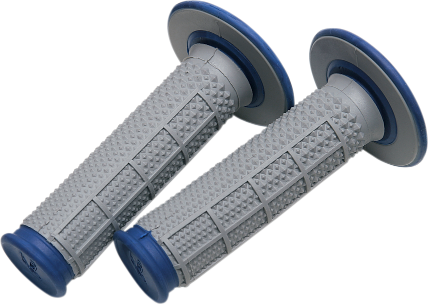 Tapered Dual-Compound Grips - Blue