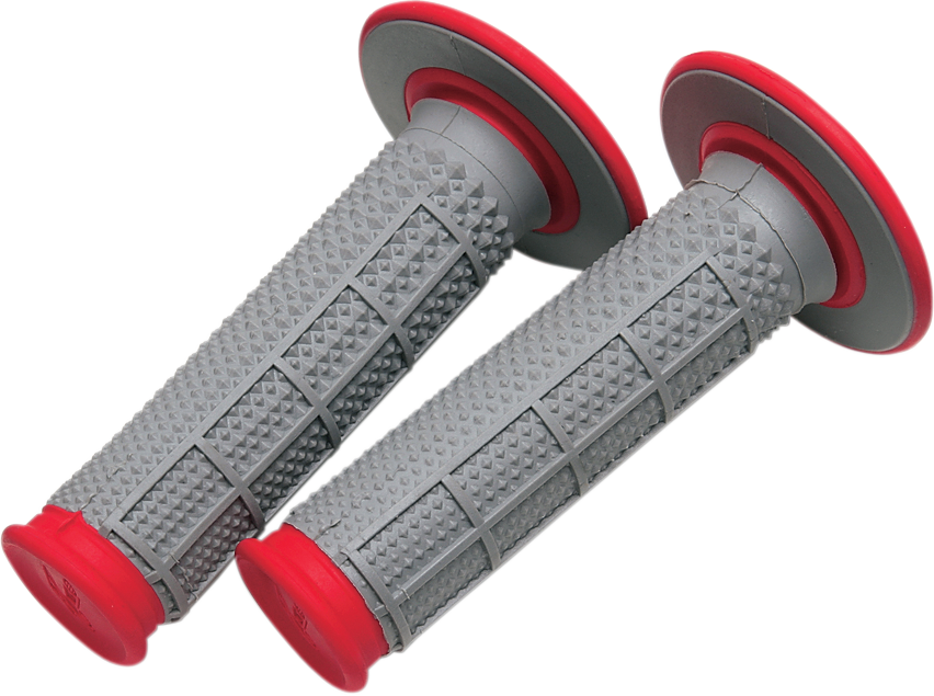 Tapered Dual-Compound Grips - Red