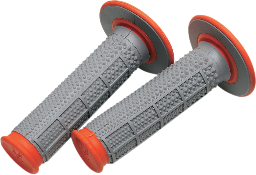 Tapered Dual-Compound Grips - Orange