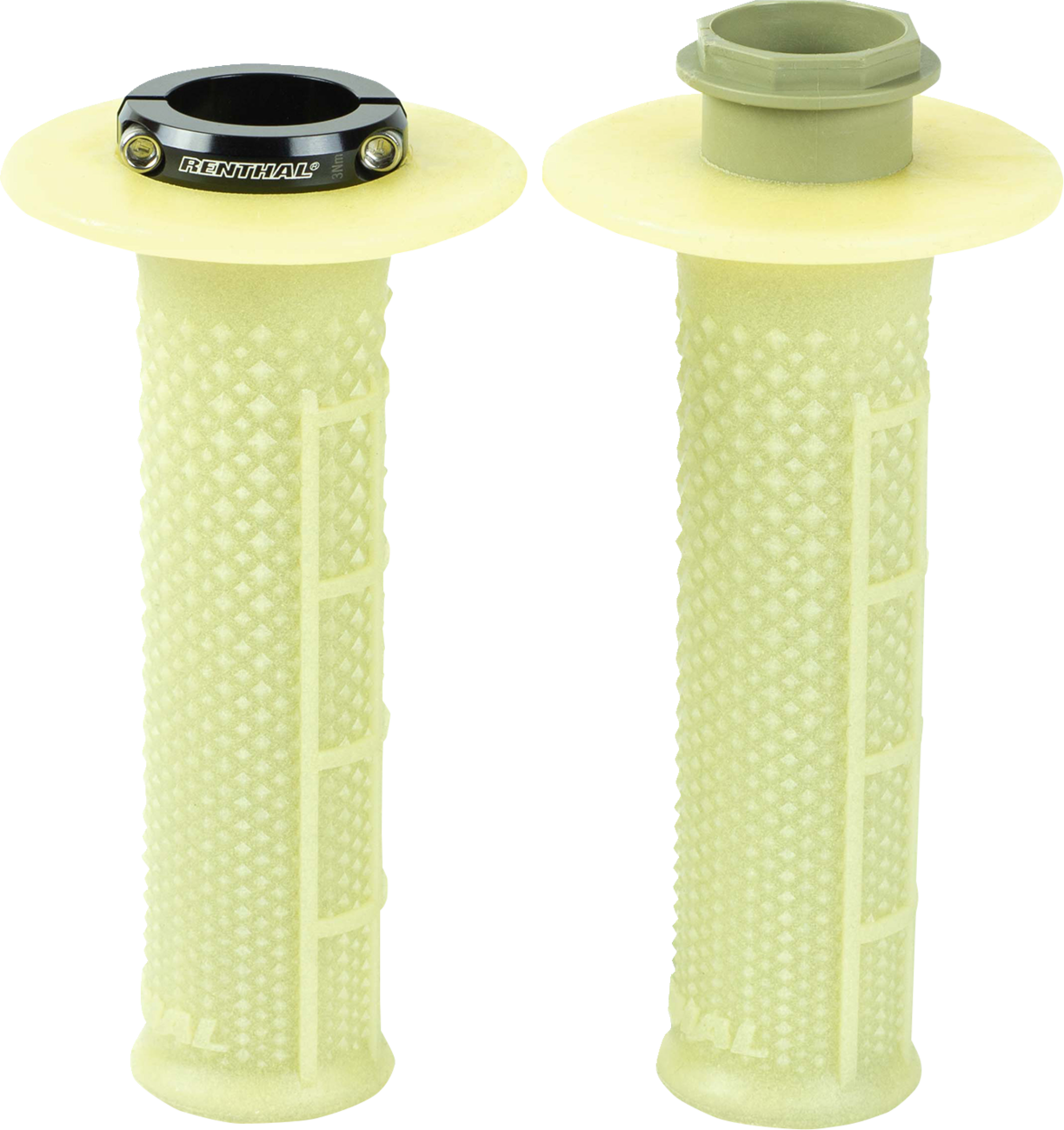 MX R-Works Lock-On Grips - Aramid - Taper Half Waffle