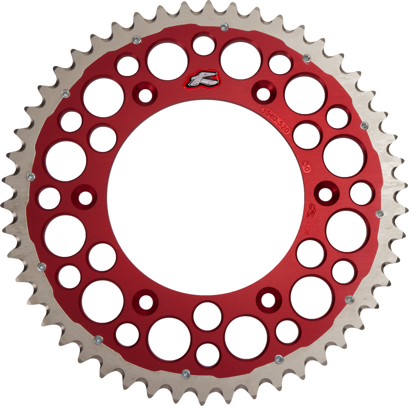 Twinring™ Rear Sprocket - 50 Tooth - Red - Honda