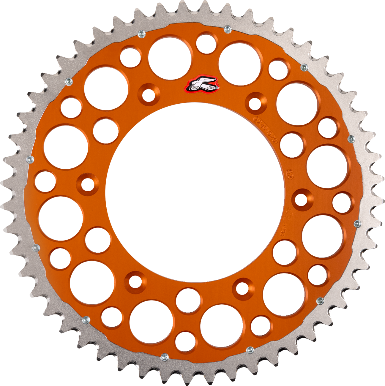 Twinring™ Rear Sprocket - 52 Tooth - Orange