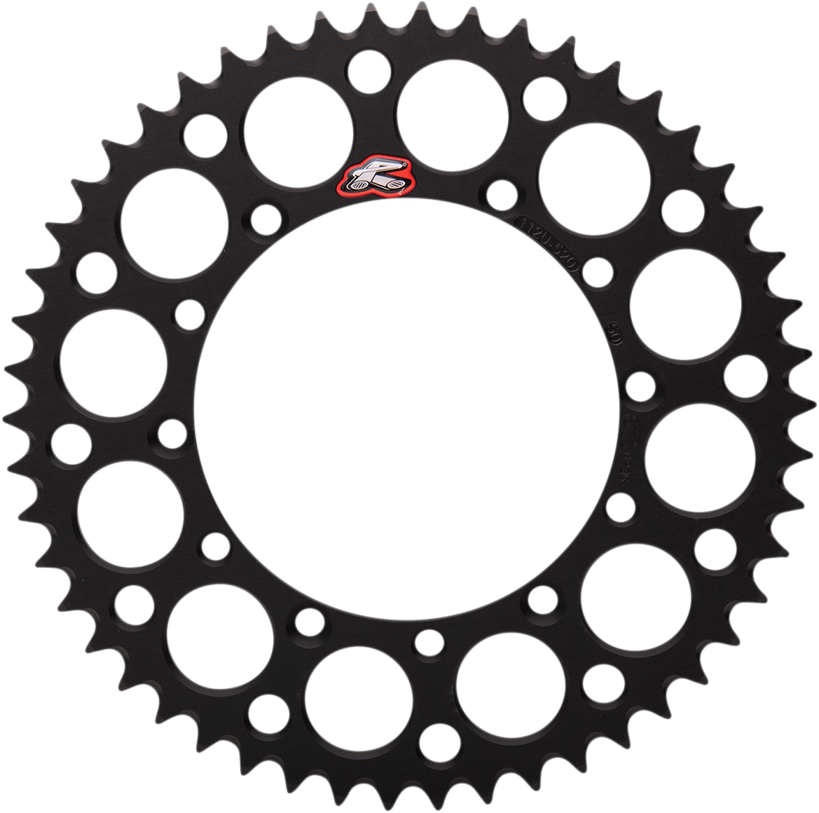 Rear Sprocket - Aluminum - 50 Tooth - Black - Kawasaki