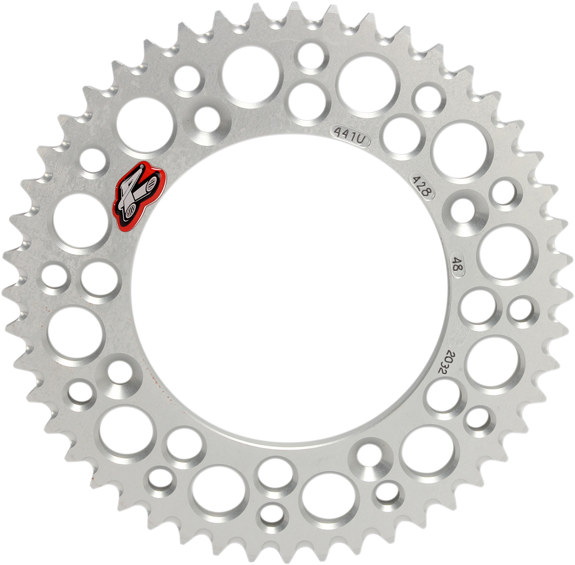 Rear Sprocket - Aluminum - 48 Tooth - Silver - Gas Gas/Husqvarna/KTM