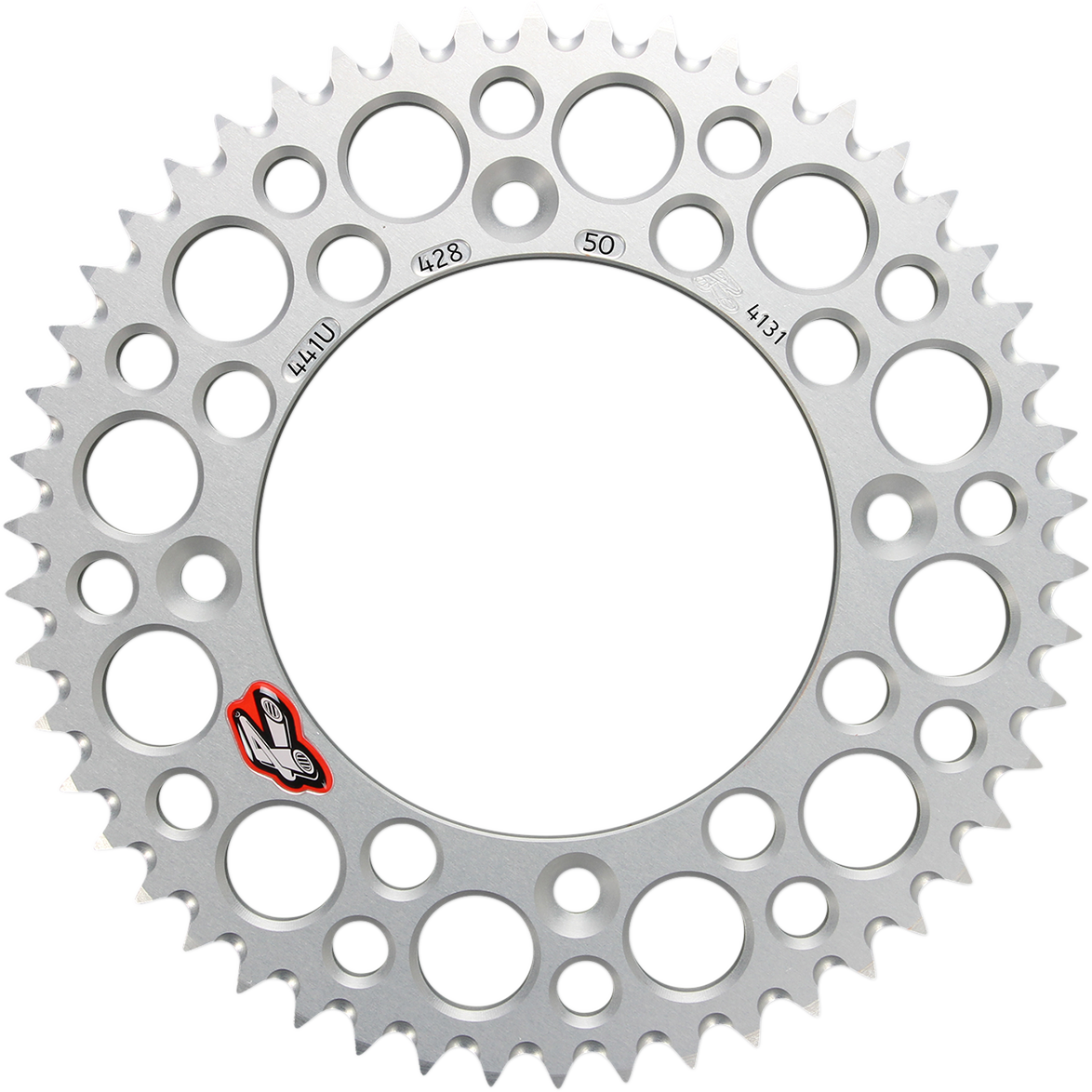 Rear Sprocket - Aluminum - 50 Tooth - Silver - Gas Gas/Husqvarna/KTM