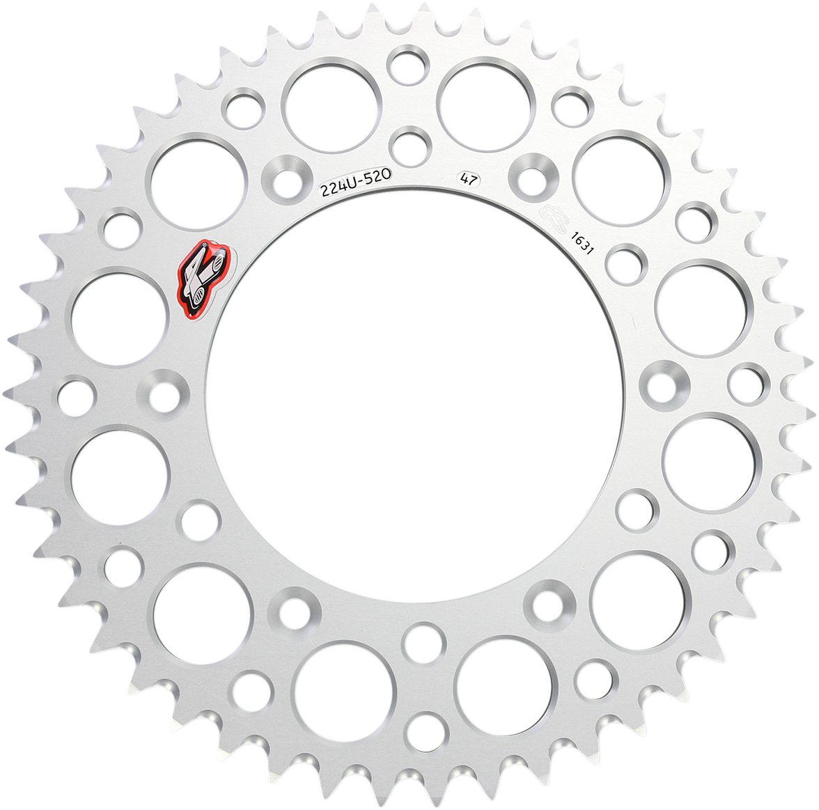 Rear Sprocket - Aluminum - 47 Tooth - Silver