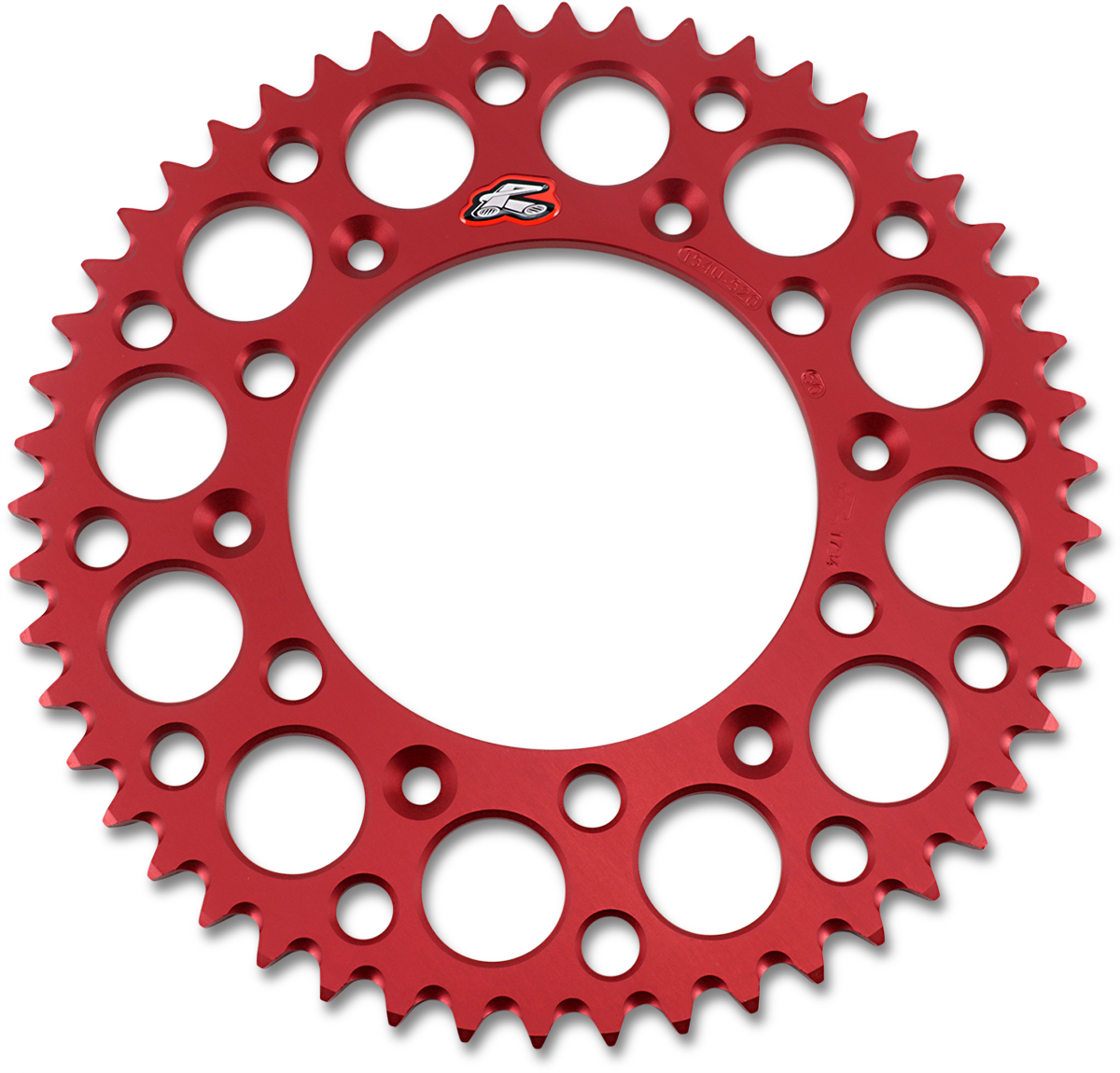 Rear Sprocket - Aluminum - 49 Tooth - Red - Honda