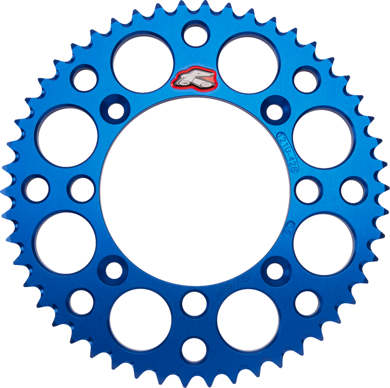 Rear Sprocket - Aluminum - 50 Tooth - Blue - Suzuki/Yamaha