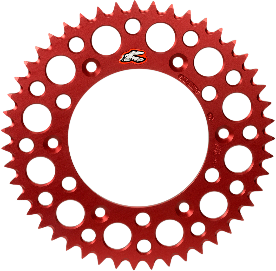 Rear Sprocket - Aluminum - 55 Tooth - Red - Honda