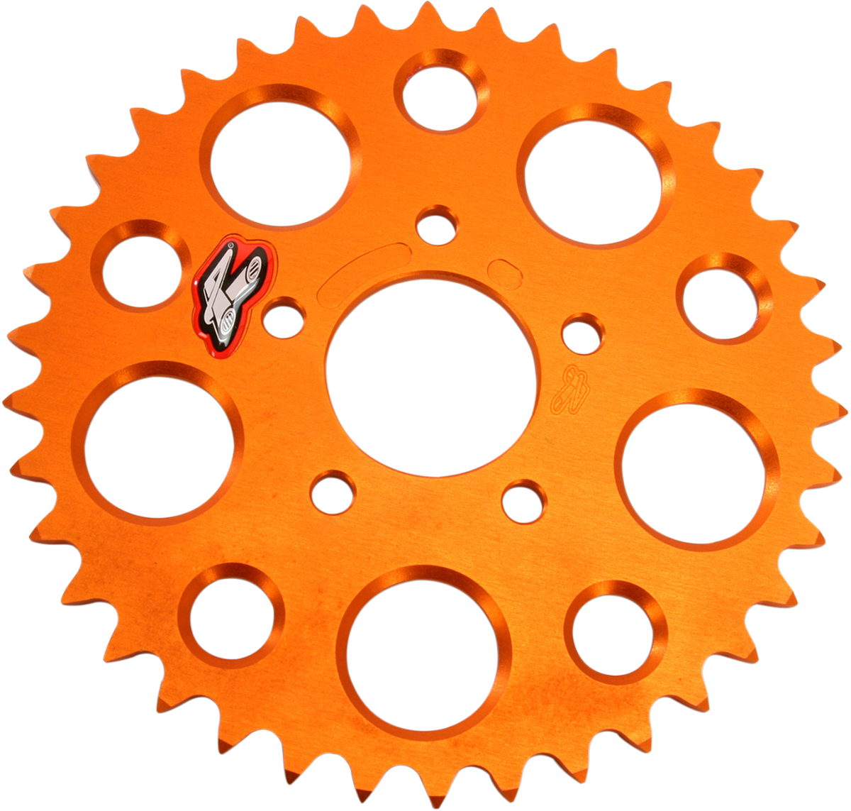 Rear Sprocket - Aluminum - 38 Tooth - Orange - KTM