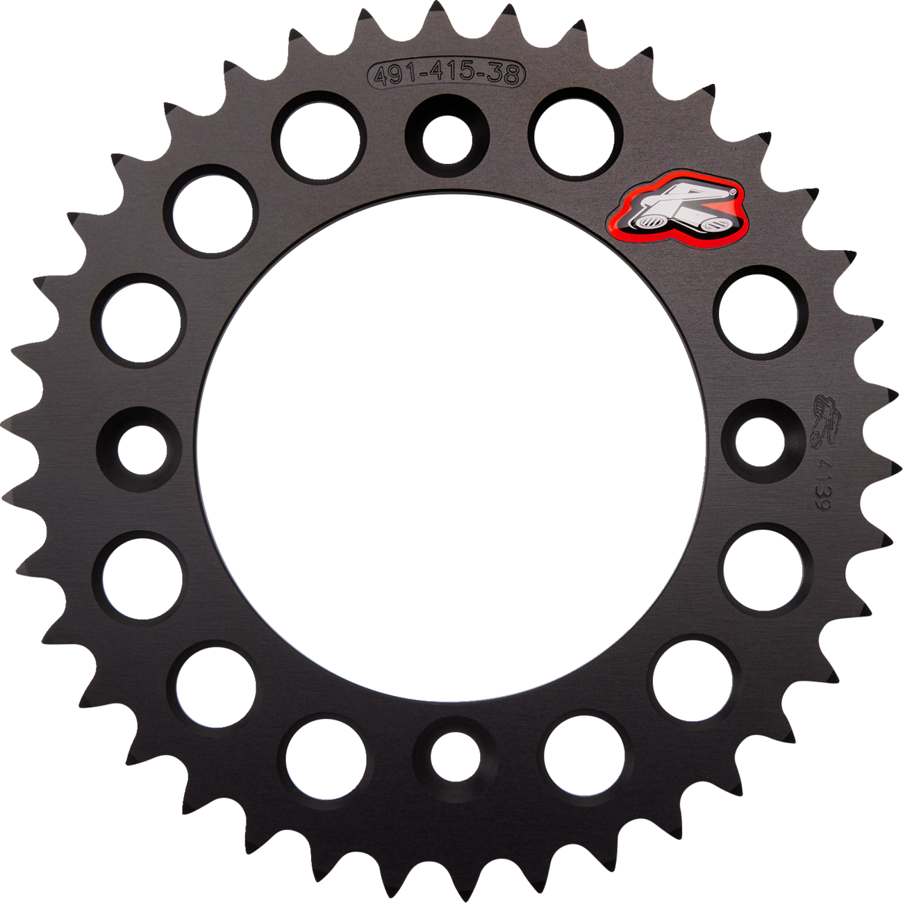 Rear Sprocket - Aluminum - 38 Tooth - Black - Gas Gas/Husqvarna/KTM
