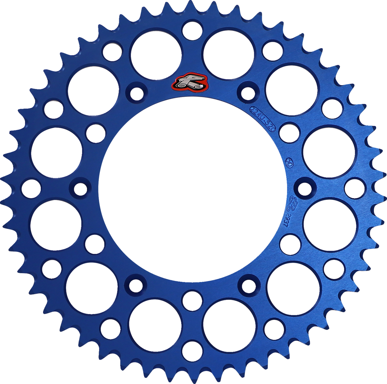 Rear Sprocket - Aluminum - 50 Tooth - Blue