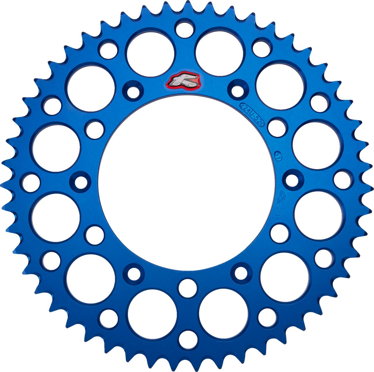Rear Sprocket - Aluminum - 51 Tooth - Blue