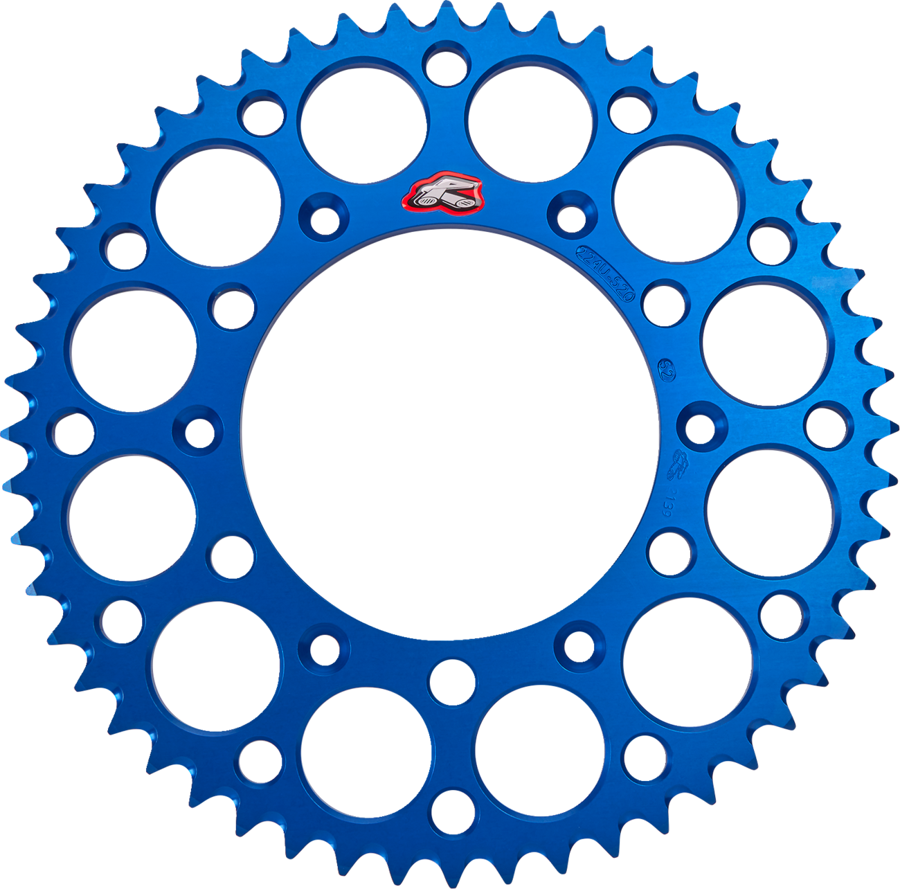 Rear Sprocket - Aluminum - 52 Tooth - Blue