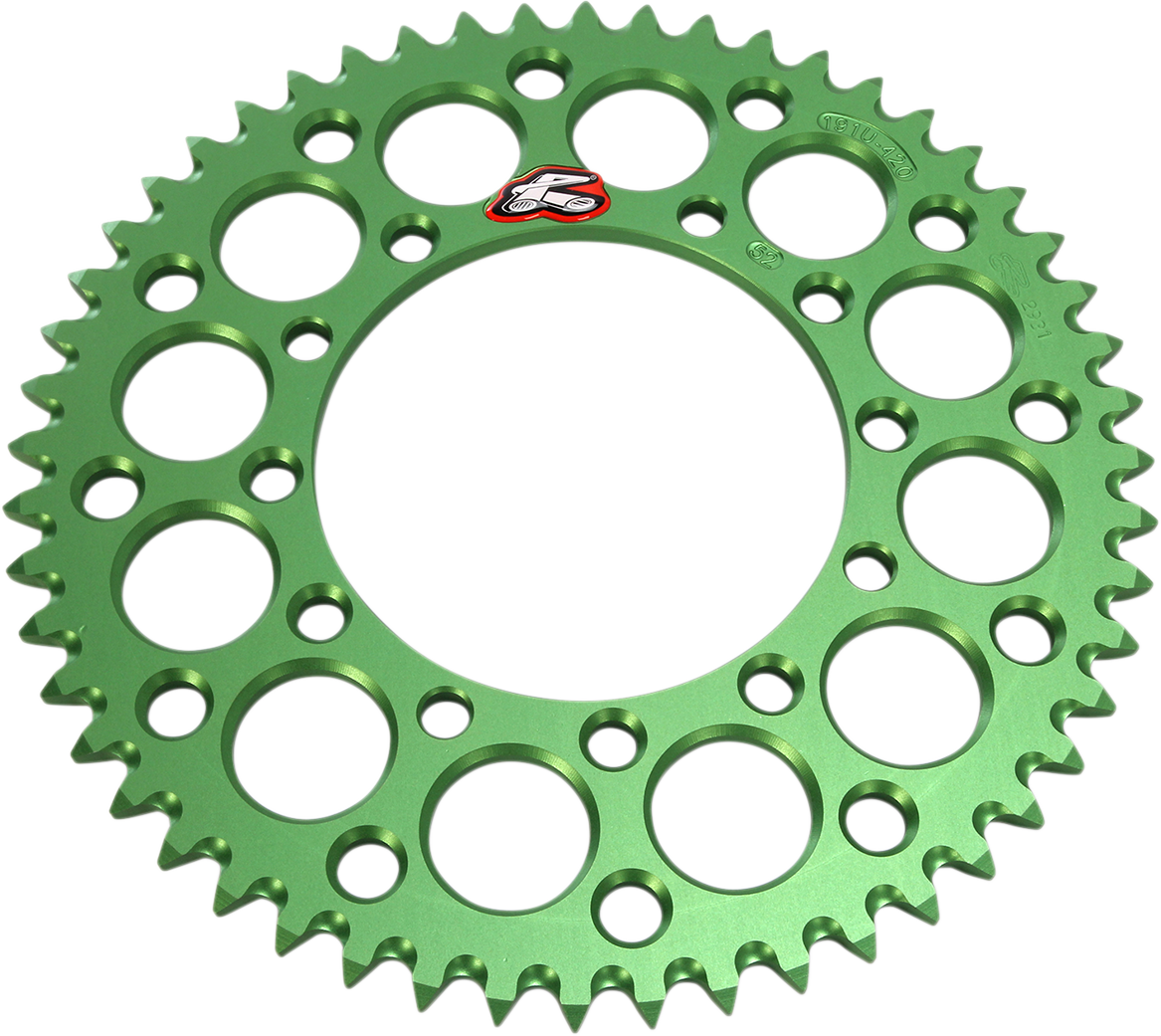 Rear Sprocket - Aluminum - 52 Tooth - Green - Kawasaki
