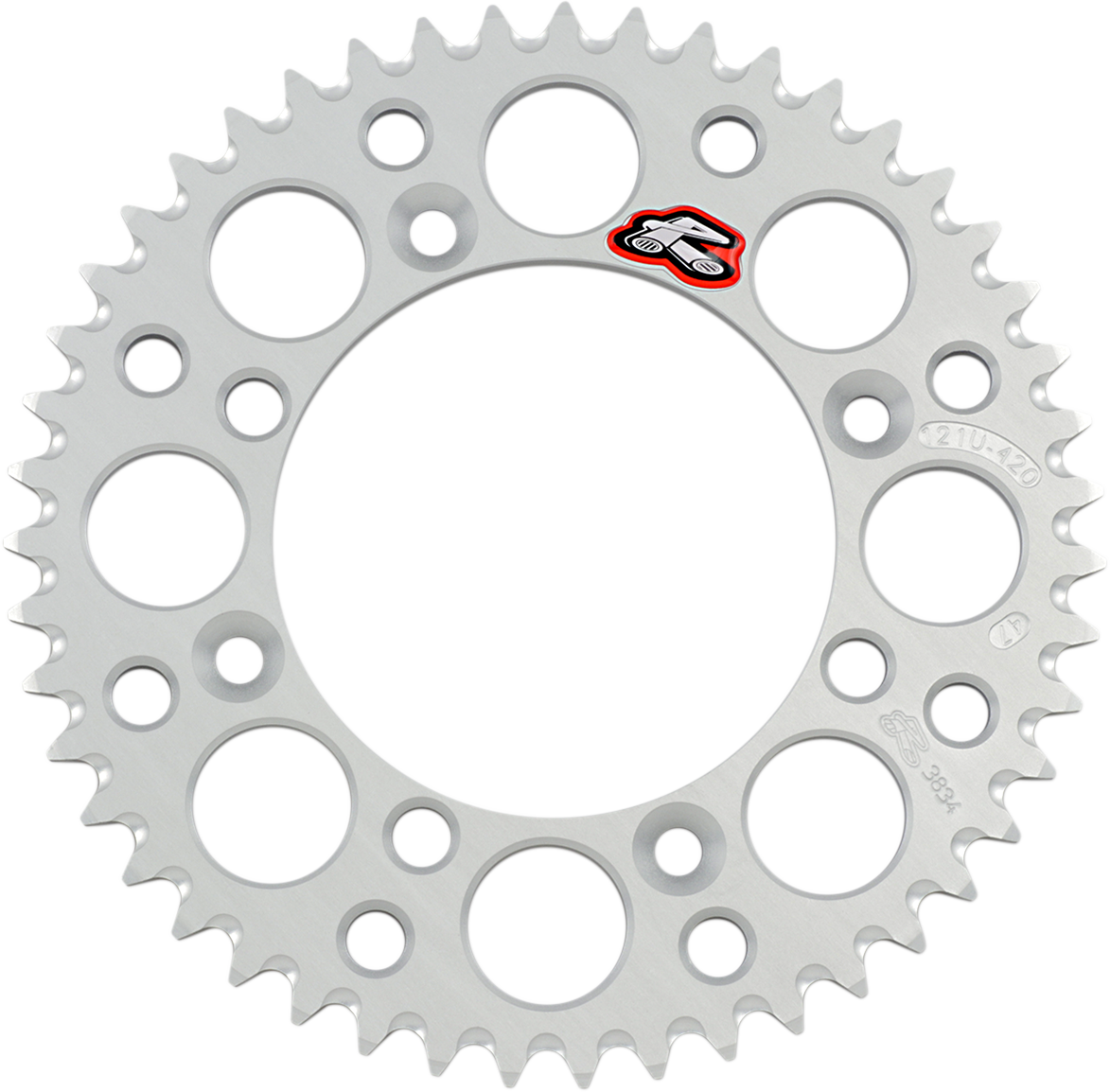 Rear Sprocket - Aluminum - 47 Tooth - Silver - YZ 65
