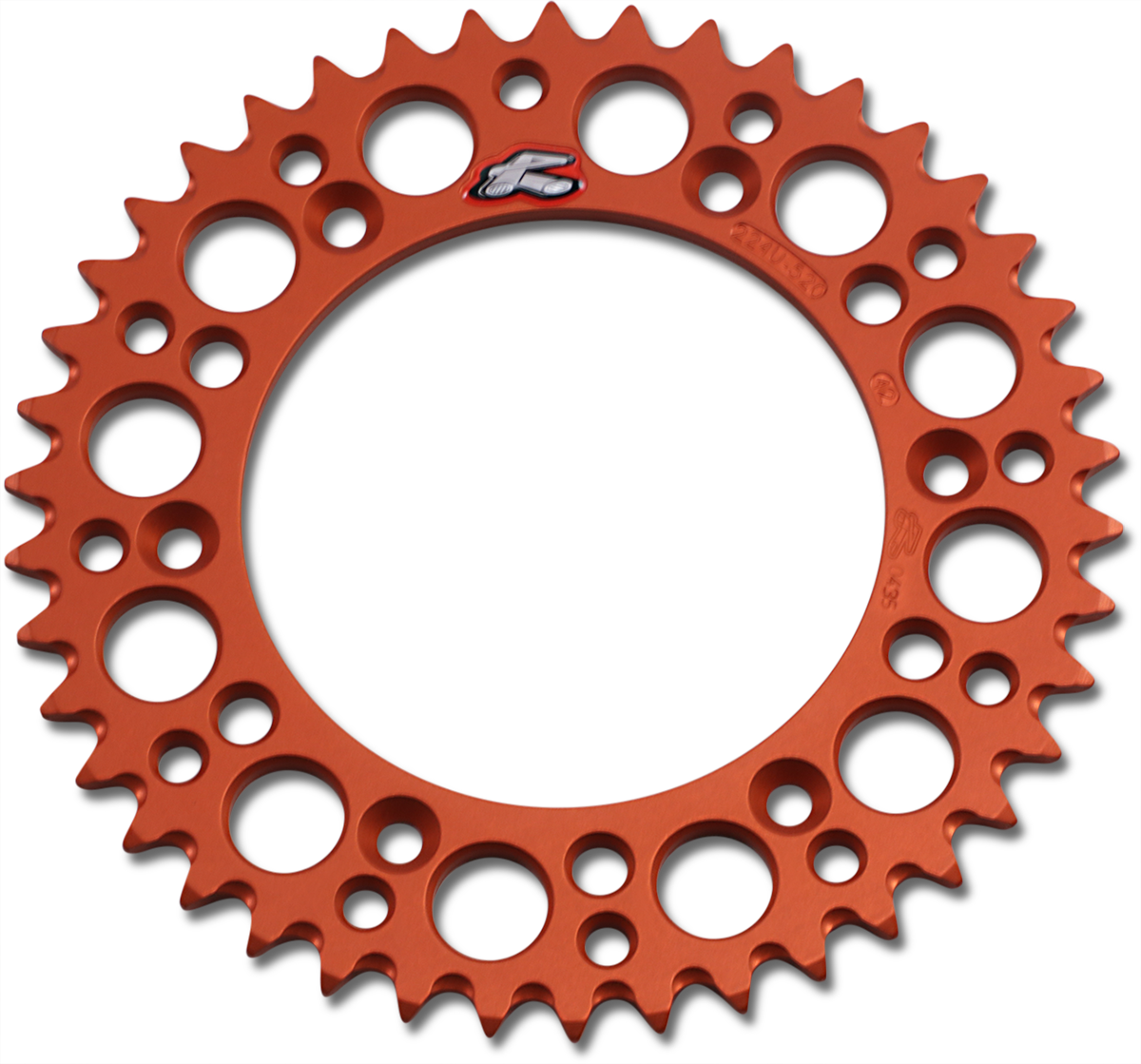 Rear Sprocket - Aluminum - 42 Tooth - Orange